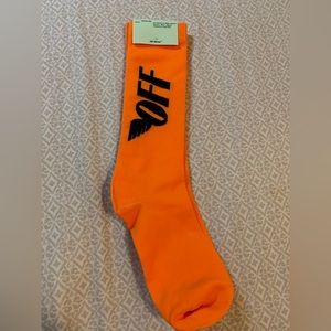Off white socks orange
